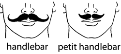 การไว้หนวดแบบ Handlebar