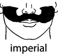 การไว้หนวดแบบ Imperial